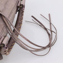 BALENCIAGA The Box Hand Bag Leather Purple 145694 Auth bs37153A-10