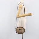 Burberrys Nova Check Shoulder Bag Canvas Beige Gold Tone Auth bs37157-24