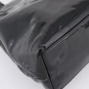 CHANEL COCO Mark Tote Bag Patent Black Gold Tone CC Auth bs37158-16