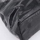 CHANEL COCO Mark Tote Bag Patent Black Gold Tone CC Auth bs37158-18