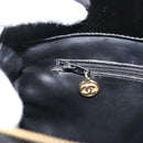 CHANEL COCO Mark Tote Bag Patent Black Gold Tone CC Auth bs37158-24