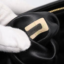 CHANEL COCO Mark Tote Bag Patent Black Gold Tone CC Auth bs37158-12