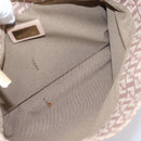 FENDI Zucchino Canvas Hand Bag Beige Gold Tone 8BH132 Auth bs37159A-9