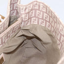 FENDI Zucchino Canvas Hand Bag Beige Gold Tone 8BH132 Auth bs37159A-21