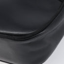 Salvatore Ferragamo Vala Shoulder Bag Leather Black Gold Tone Auth bs37160-16