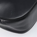 Salvatore Ferragamo Vala Shoulder Bag Leather Black Gold Tone Auth bs37160-19