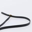Salvatore Ferragamo Vala Shoulder Bag Leather Black Gold Tone Auth bs37160-15