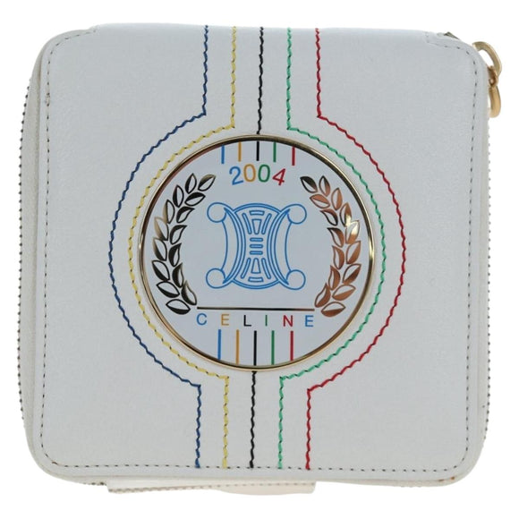 CELINE 2004 Athens Olympics Limited Edition Bifold Wallet Leather Auth bs37161V
