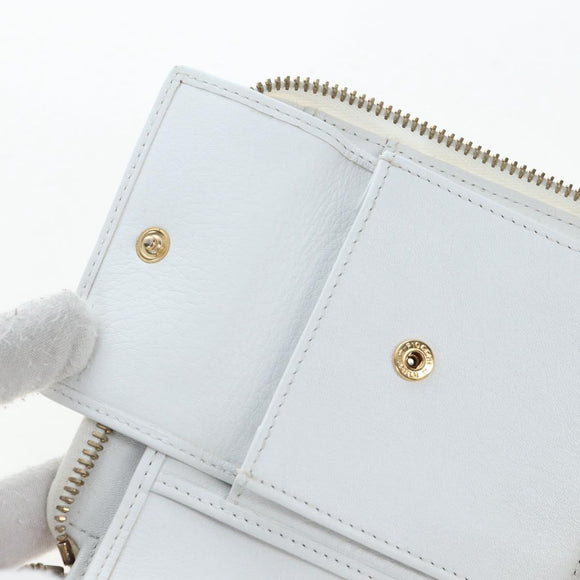 CELINE 2004 Athens Olympics Limited Edition Bifold Wallet Leather Auth bs37161V