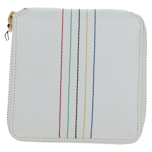 CELINE 2004 Athens Olympics Limited Edition Bifold Wallet Leather Auth bs37161V