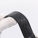 CELINE Tote Bag Leather Black Gold Tone Auth bs37162-9