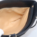 CELINE Tote Bag Leather Black Gold Tone Auth bs37162-21