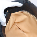 CELINE Tote Bag Leather Black Gold Tone Auth bs37162-22