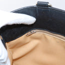 CELINE Tote Bag Leather Black Gold Tone Auth bs37162-23