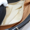 CELINE Tote Bag Leather Black Gold Tone Auth bs37162-24