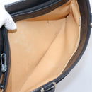 CELINE Tote Bag Leather Black Gold Tone Auth bs37162-27
