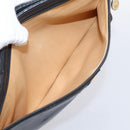 CELINE Tote Bag Leather Black Gold Tone Auth bs37162-29