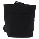 Salvatore Ferragamo Shoulder Bag Canvas Black Gold Tone Auth bs37163-13