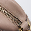 GUCCI GG Marmont Chain Shoulder Bag Leather Beige Gold Tone 447632 Auth bs37164-10