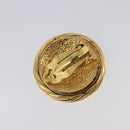 CHANEL Earring Metal Gold Tone CC Auth bs37165V-10