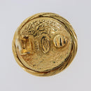 CHANEL Earring Metal Gold Tone CC Auth bs37165V-12