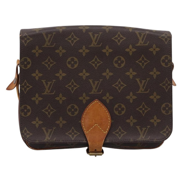 LOUIS VUITTON Monogram Cartouchiere GM Shoulder Bag M51252 LV Auth bs37170