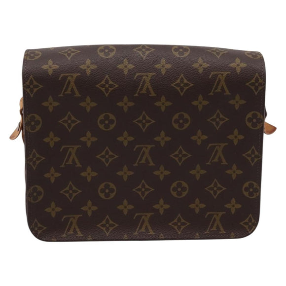 LOUIS VUITTON Monogram Cartouchiere GM Shoulder Bag M51252 LV Auth bs37170