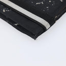 CHANEL Travel Line Long Wallet Canvas Black CC Auth bs37172-16