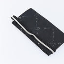 CHANEL Travel Line Long Wallet Canvas Black CC Auth bs37172-8