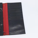 CHANEL Travel Line Long Wallet Canvas Black CC Auth bs37172-17