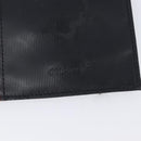 CHANEL Travel Line Long Wallet Canvas Black CC Auth bs37172-19