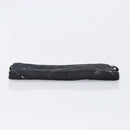 CHANEL Travel Line Long Wallet Canvas Black CC Auth bs37172-4