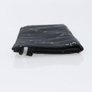 CHANEL Travel Line Long Wallet Canvas Black CC Auth bs37172-5