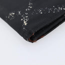 CHANEL Travel Line Long Wallet Canvas Black CC Auth bs37172-14