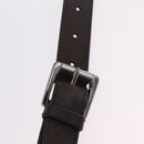Jimmy Choo Waist Bag Leather Brown Silver Auth bs37173-15
