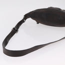 Jimmy Choo Waist Bag Leather Brown Silver Auth bs37173-8