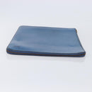 LOUIS VUITTON Epi Clutch Bag 2 Set Blue Brown LV Auth bs37177-4