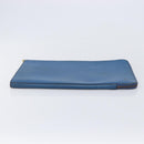 LOUIS VUITTON Epi Clutch Bag 2 Set Blue Brown LV Auth bs37177-6