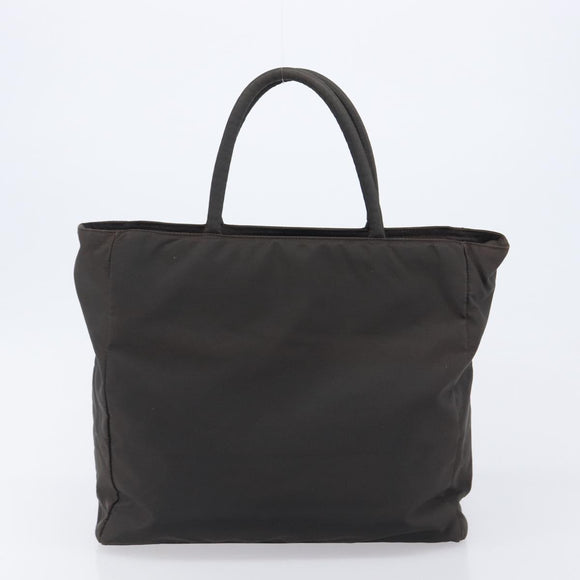 PRADA Tote Bag Nylon 4 Set Khaki Black Brown Auth bs37180