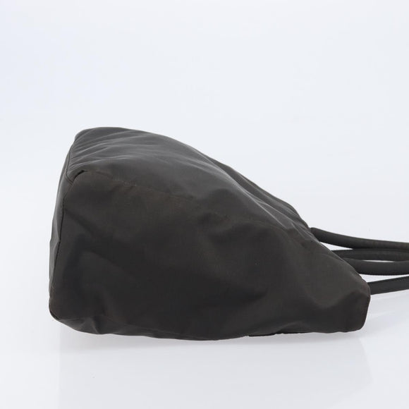 PRADA Tote Bag Nylon 4 Set Khaki Black Brown Auth bs37180