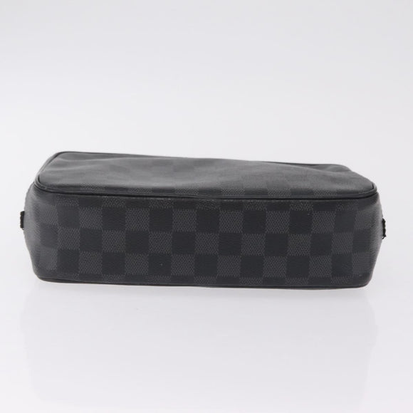 LOUIS VUITTON Damier Graphite Epi Bag Marcolour 3 Set Brown White Auth bs37182