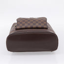 LOUIS VUITTON Damier Ebene Montsouris GM Backpack N51139 LV Auth bs37187-6
