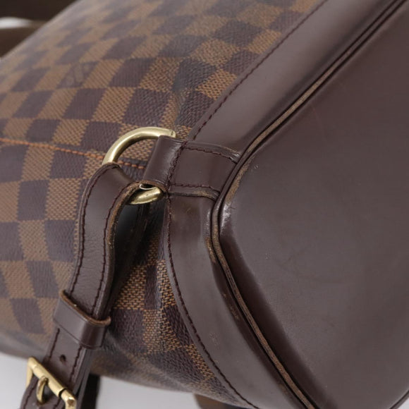 LOUIS VUITTON Damier Ebene Montsouris GM Backpack N51139 LV Auth bs37187