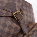 LOUIS VUITTON Damier Ebene Montsouris GM Backpack N51139 LV Auth bs37187-20