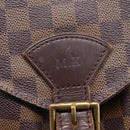 LOUIS VUITTON Damier Ebene Montsouris GM Backpack N51139 LV Auth bs37187-10