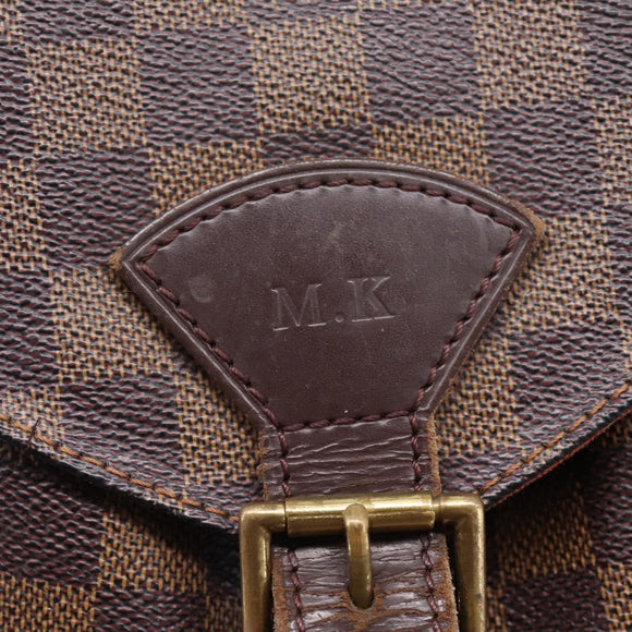 LOUIS VUITTON Damier Ebene Montsouris GM Backpack N51139 LV Auth bs37187