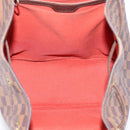 LOUIS VUITTON Damier Ebene Montsouris GM Backpack N51139 LV Auth bs37187-11