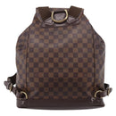 LOUIS VUITTON Damier Ebene Montsouris GM Backpack N51139 LV Auth bs37187-2