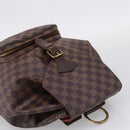 LOUIS VUITTON Damier Ebene Montsouris GM Backpack N51139 LV Auth bs37187-7