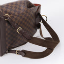 LOUIS VUITTON Damier Ebene Montsouris GM Backpack N51139 LV Auth bs37187-8